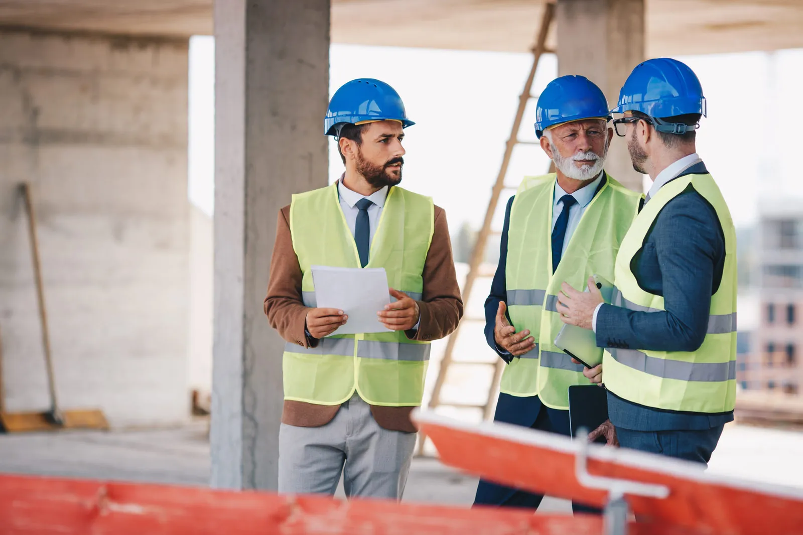 Équipe de Pilot Construction sur un chantier